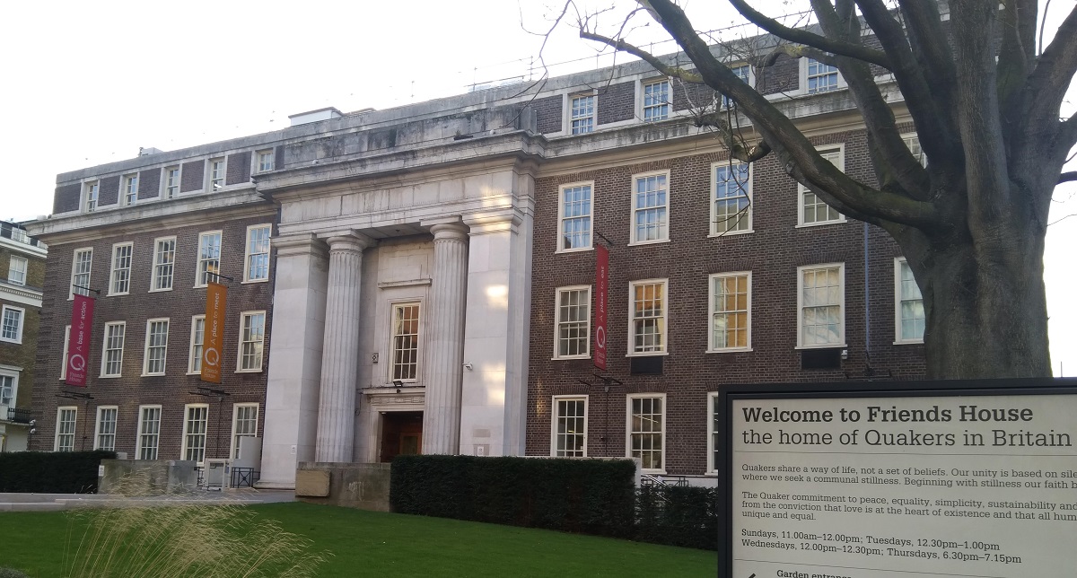 Friends House, London, location of the workshop